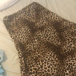 Long maxi leopard skirt -xl